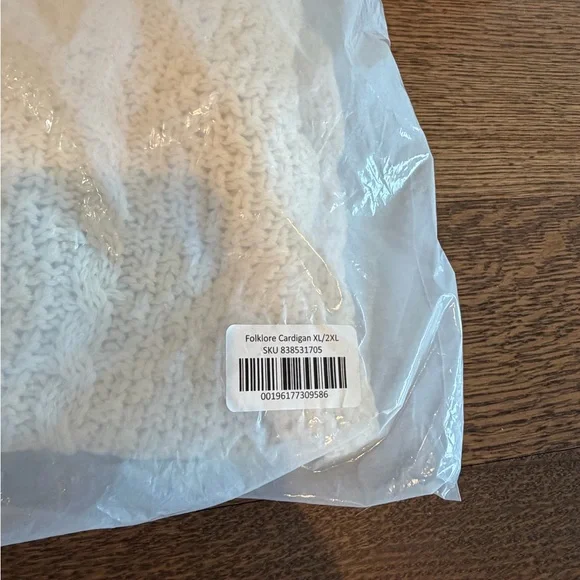 NWT Official Taylor Swift Folklore Cardigan July 2024 Drop XL/2XL Unopened! - Picture 3 of 7